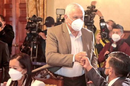 El ministro de Transporte y Obras Públicas, Marcelo Cabrera.