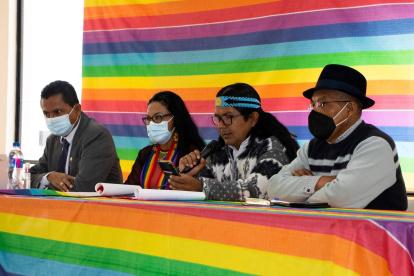 El Consejo Político de Pachakutik se instaló ayer en Quito.