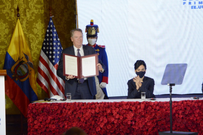 En noviembre del año pasado, Ecuador suscribió un acuerdo denominado de primera fase con EE.UU.