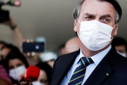 Siempre frontal, el mandatario brasileño se la cargó contra el Foro de Sao Paulo.