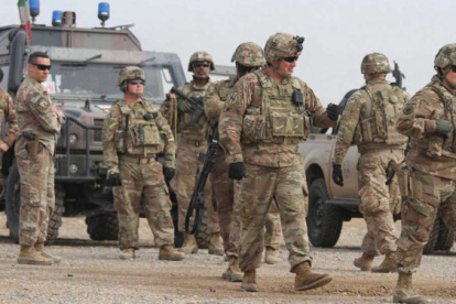 Marines estadounidenses quieren salir de Afganistan.