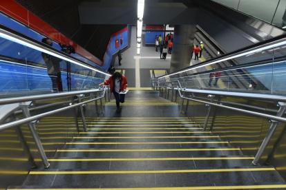 Obra. El Metro de Quito está conformado por 15 estaciones y una sola ruta que cubre 22 kilómetros.