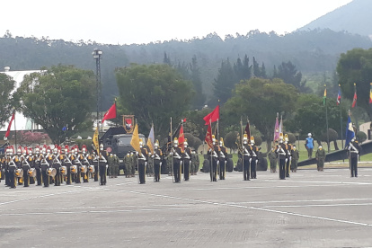 Cambio. En Parcayacu se realizó la ceremonia de cambio de mando de la cúpula militar.