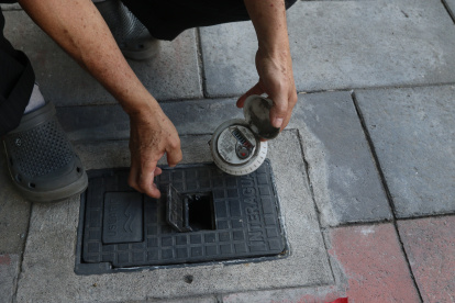 ROBO DE MEDIDORES DE AGUA EN EL BARRIO DEL SALADO...FD: MIGUEL CANALES....9-06-2021