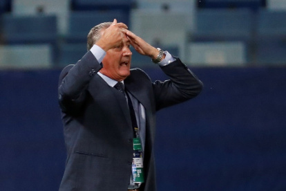 El entrenador, Gustavo Alfaro, confía en que la selección levantará su nivel en el siguiente partido