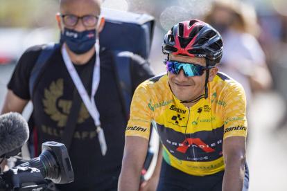 Richard Carapaz fue campeón en Suiza y su próximo reto es el Tour de Francia.