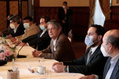 La Reunión se dio a puertas cerradas en el Palacio de Carondelet.