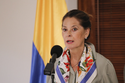 La vicepresidenta de Colombia, Marta Lucía Ramírez.
