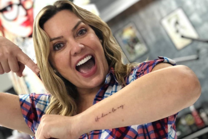 Úrsula prefirió un diseño sencillo.