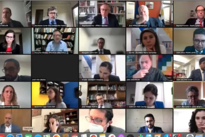 La audiencia cumplió su segundo y último día de manera virtual.