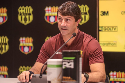 Marcos Conenna habló de cómo llegaron sus jugadores luego de la pausa.