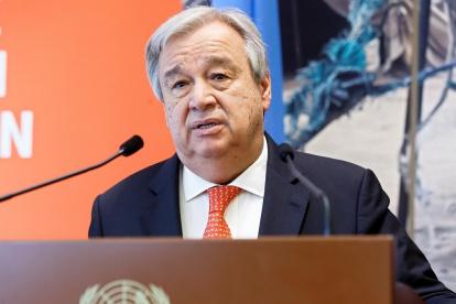 El portugués António Guterres, recibió la confianza para mantenerse nuevamente en ese cargo de la Organización de las Naciones Unidas. EFE / Archivo