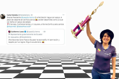 Todo el país celebró por el logro de Carla Heredia, incluso el presidente.