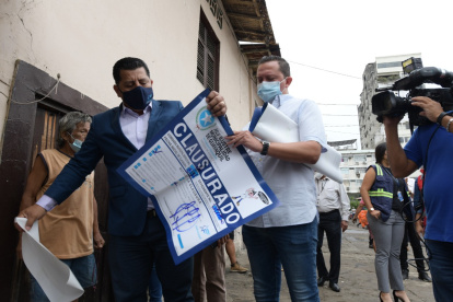 Esta tarde se clausuraron recicladoras en las que se hallaron medidores de Interagua.