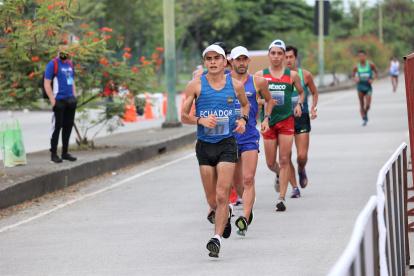 Jiménez cumplió con una destacada participación en la pasada Copa Panamericana de Marcha que se disputó en Guayaquil, pero fue en La Coruña donde clasificó.