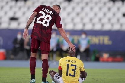 Ecuador está en problema en la Copa América. Es el último en su grupo y debe jugar con Perú y Brasil.