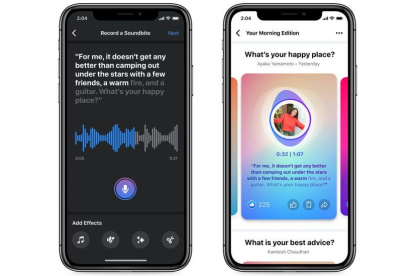 Facebook no se quiere quedar atrás con la interacción por voz.