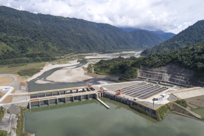 Amenaza. La erosión del río Quijos afecta a la producción de electricidad.