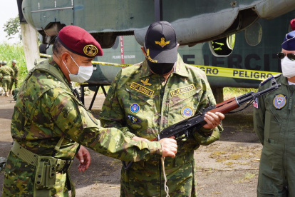 Ejercicio. Este jueves se realizó la posesión de campaña del comandante del Ejército Fabián Fuel