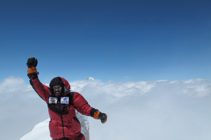 Santiago Quintero, montañista ecuatoriano, se enfrenta a un nuevo reto.