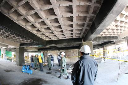 Edificio. El Cuerpo de Ingenieros del Ejército realiza la reconstrucción.