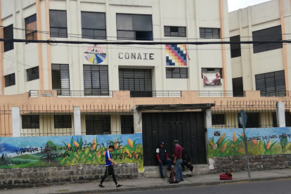 La sede de la Confederación en la ciudad de Quito.