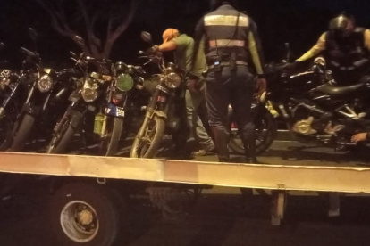 Hecho. El operativo dejó 17 motos y cuatro autos retenidos por carreras clandestinas.