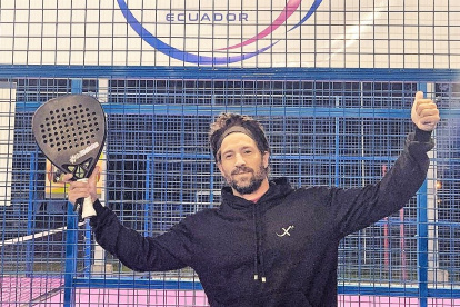 David Chocarro, antes del campeonato, entrenó en La Casona del Colibrí (Sangolquí).
