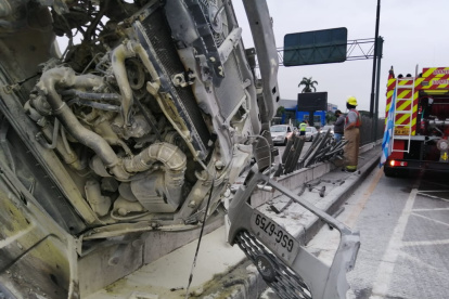 El accidente se produjo cerca de las 6:30.