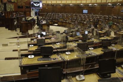 Votación. El viernes, 80 legisladores dieron paso al juicio de René Ortiz.