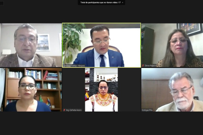 Los consejeros en pleno sesionaron de manera virtual.