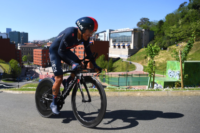 Richard Carapaz demostró en el Tour de Suiza que puede dar pelea en la contrarreloj.