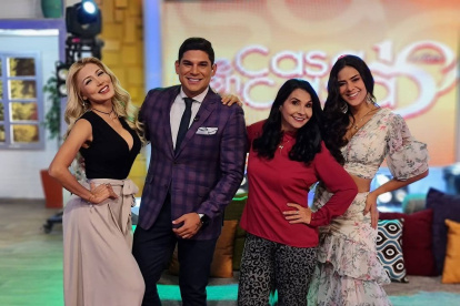 Jasú, Emilio Pinargote, Ana Buljubasich y Michela Pincay.