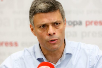 El dirigente opositor al régimen de Nicolás Maduro arremetió contra este.