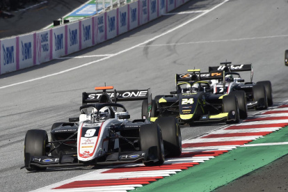 Juan Manuel Correa durante la disputa del Gran Premio de Austria.