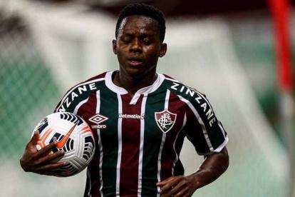 El ecuatoriano Juan Cazares jugó en la victoria del Fluminense.