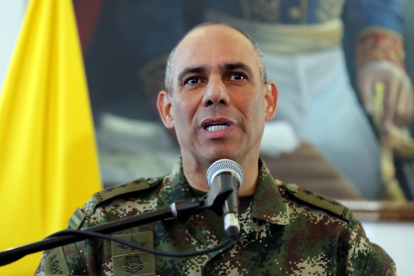 El comandante del Ejército de Colombia, General Eduardo Zapateiro. EFE/ Mauricio Dueñas Castañeda/Archivo.
