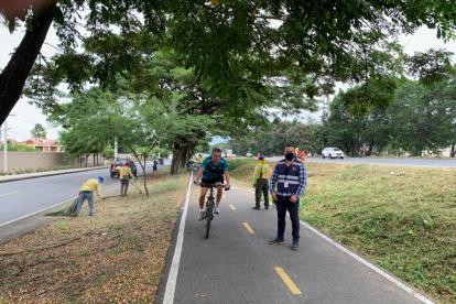 Situación. Los moradores esperan que estos trabajos continúen.