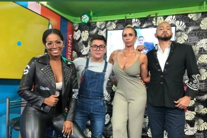 Aura Arce, El Cuy, Soraya Guerrero y Santiago Castro.