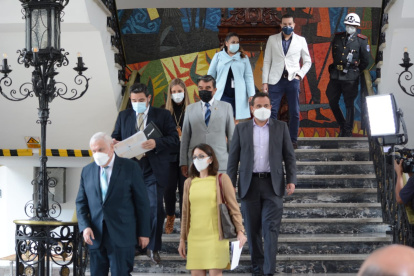 Los dirigentes de los transportistas y representantes del Gobierno mantienen diálogos desde junio pasado.