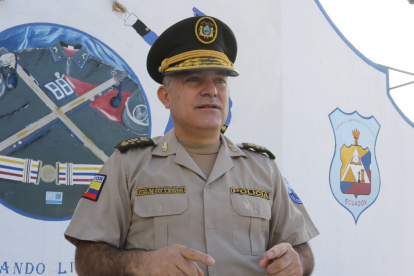 El general Fausto Salinas es el director de la Seguridad Ciudadana y el Orden Público de la Policía Nacional