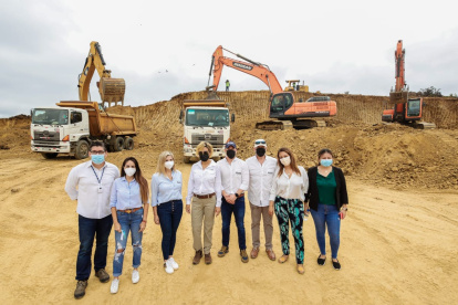 Cita. Un plan habitacional en Chongón enorgullece a esta administración.