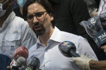 El diputado opositor, Freddy Guevara, fue detenido hoy por las fuerzas policiales de Venezuela.