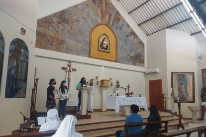 En una pequeña jornada se dio por inaugurado, en mayo pasado, el año lectivo en la unidad educativa.