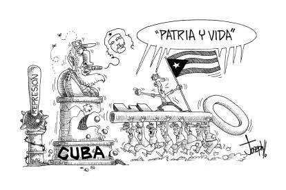 Ante el hambre, miseria y represión ideológica.