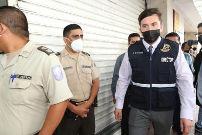 Hecho. El funcionario acudió a la Fiscalía este viernes 16 de julio.