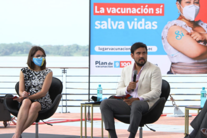 La vacunación en Ecuador aumenta a paso acelerado.