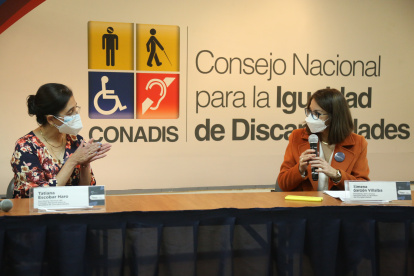 Tatiana Escobar es posesionada para estar al frente de CONADIS