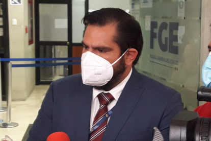 Miguel Vásquez Toral, director de la Agencia Nacional de Tránsito (ANT) del Guayas, al momento de poner la denuncia.