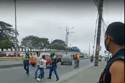 Suceso. El hecho se viralizó este martes 20 de julio.
